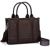 Montana West × Wrangler Tote Bag for Women Western Cow Print Purse Designer Top Handle Handbags