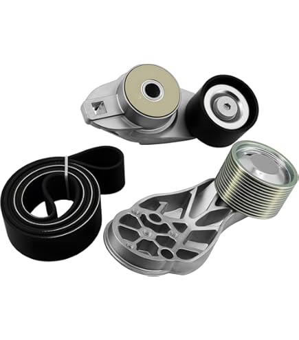 Fan Belt Tensioner With Pulley Set, Fits For Volvo D13 Engine Belt Tensioner 21714847 20582558 Belt 20582557 - View #6