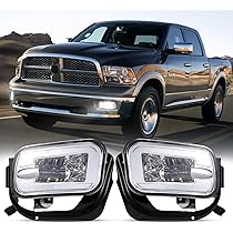 Led Headlights Ram 1500 Black LED Tube Projector Headlights For 2009-2018 Dodge Ram 1500 - Pair With Turn Signal DTMOTO Ram Headlight Pair - Foto 2