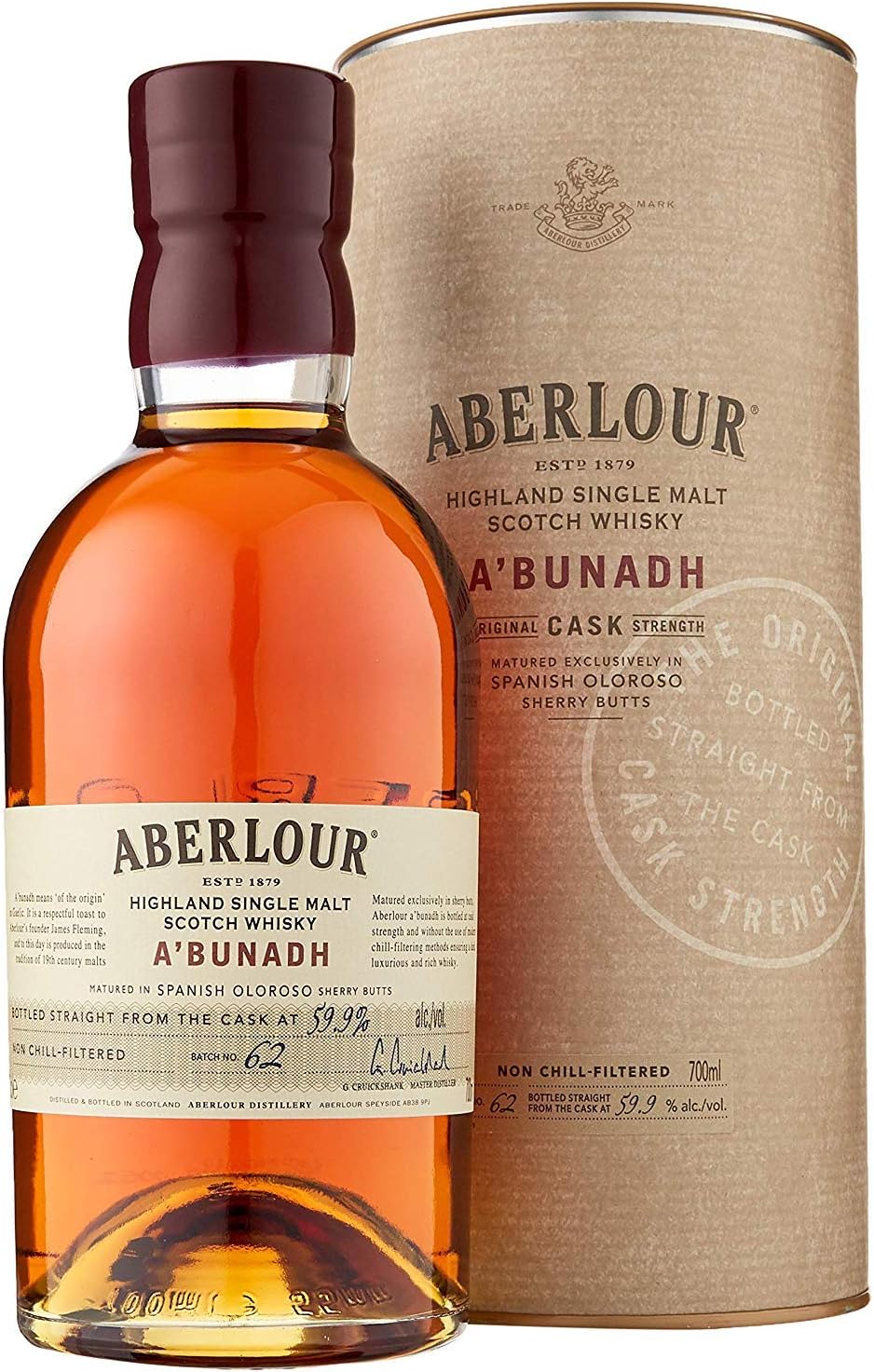 Aberlour A Bunadh Cask Strength Single Malt Whisky 70 Cl Amazon Co Uk Grocery