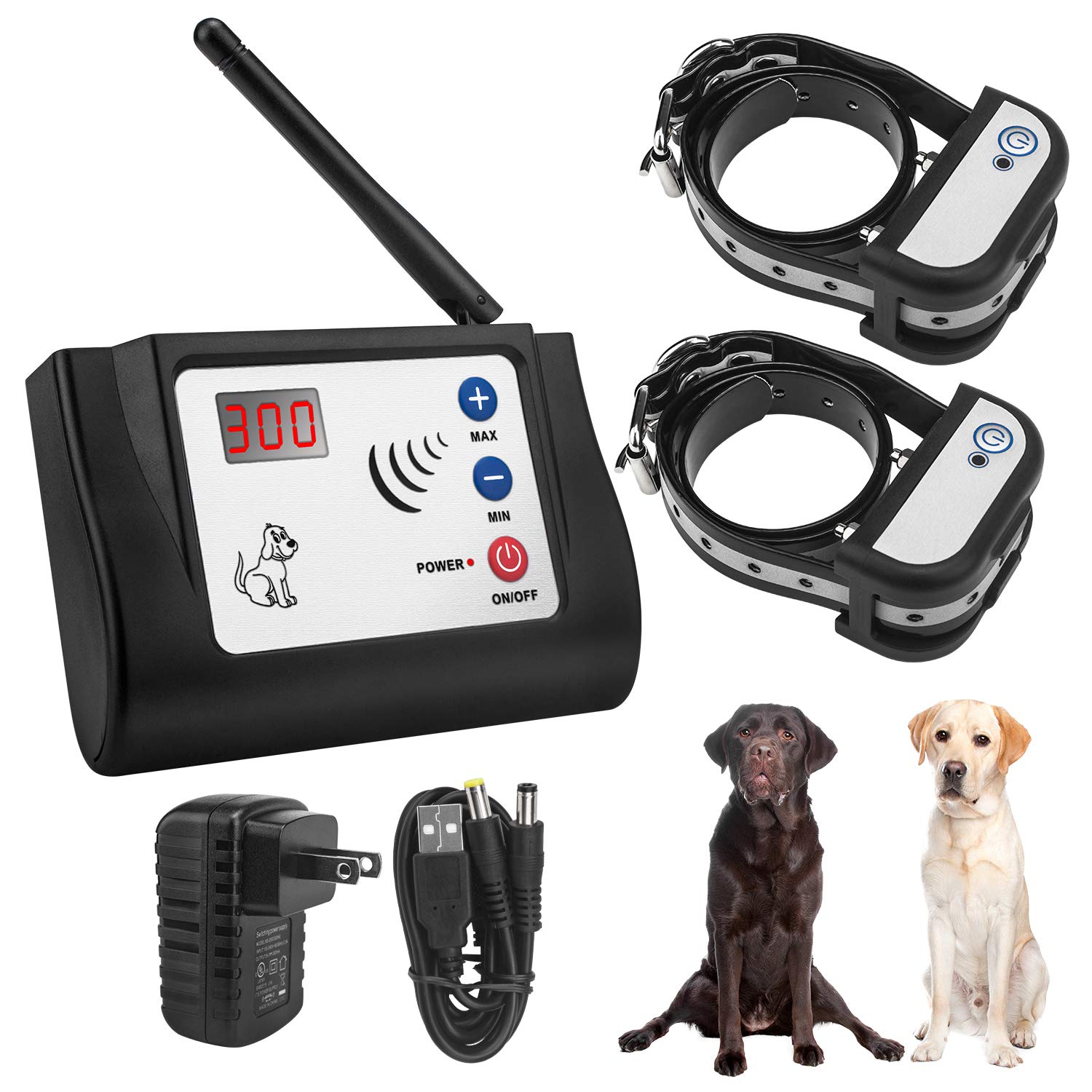 Reviews Beinhome 2 Dogs Wireless Electric Fence Outdoor Wireless Fence