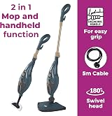 Neo 10 in 1 1500W Hot Steam Mop Cleaner Floor Steam Hand Steamer Dark Grey view 5