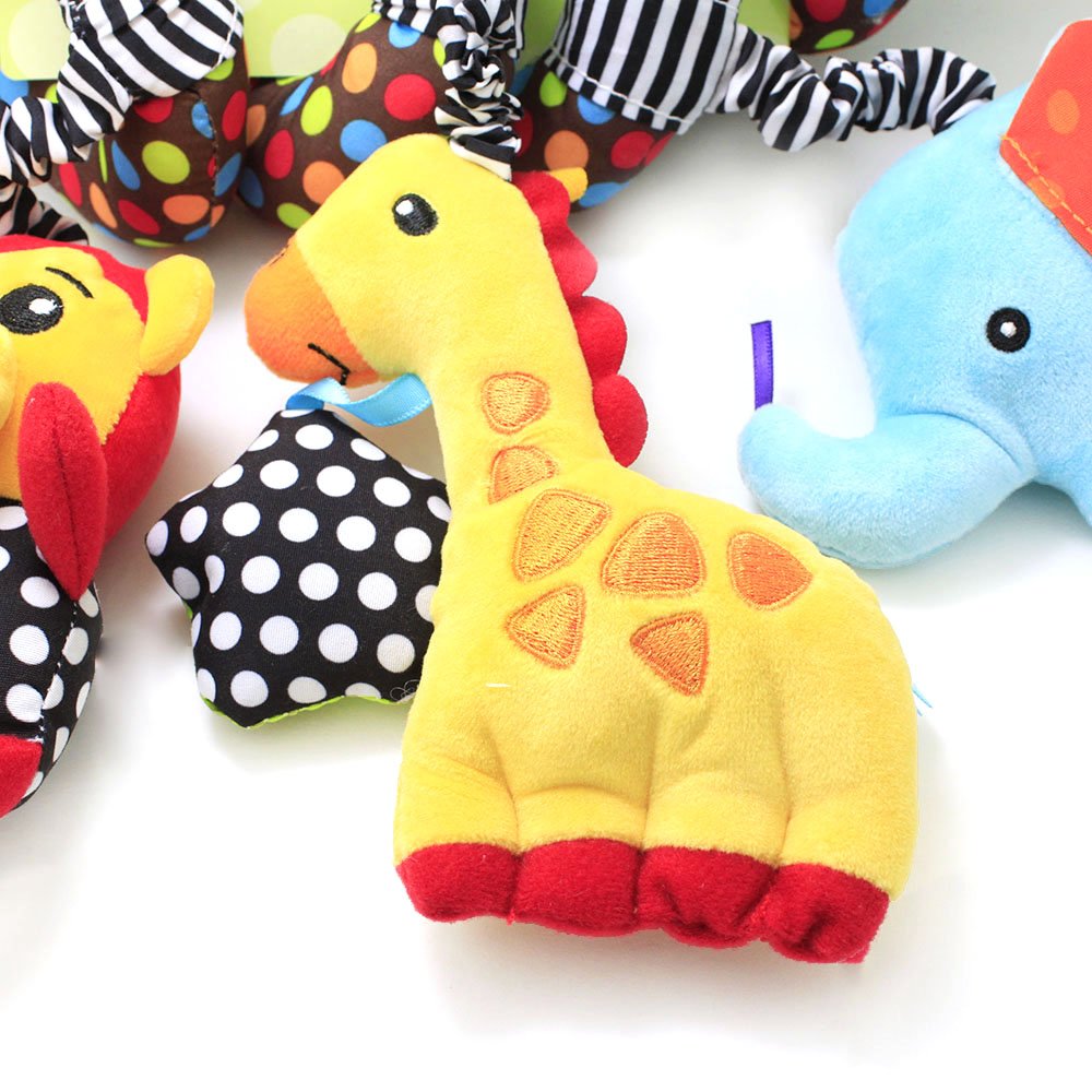 Hanging Toys for Car Seat Crib Mobile, willway Infant Baby Spiral Plush Toys for Crib Bed Stroller Car Seat Bar : Baby