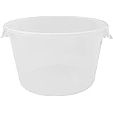 Rubbermaid Commercial Products FG572624CLR 12-Quart Round Storage Container