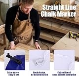 SULIVES Heavy Duty Chalk Line Reel 30m String with High Visibility Marking Chalk view 5