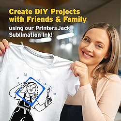 Printers Jack 600ML Sublimation Ink for ET-8550