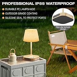 Lightbiz Outdoor Table Lamp - 8000mAh Cordless