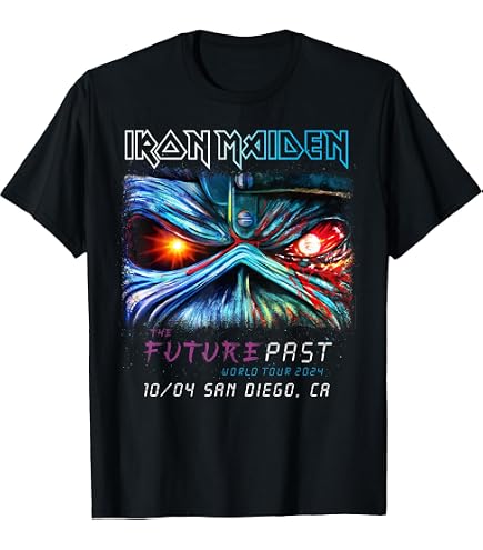 Amazon.com: Iron Maiden TFPT 2024 San Antonio T-Shirt : Clothing
