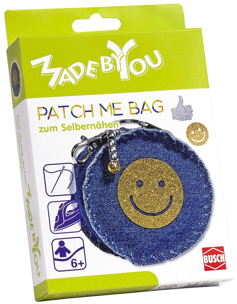 Busch Made By You 13067 Patch Me Bag Be Cool Childrens Craft Kit