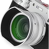 Haoge MC UV Protection Filter & Square Metal Lens Hood Lens for for Fujifilm X100 Series X100VI X100V X100F X100T Camera Accessories Waterproof HD Optical Glass UV Filter