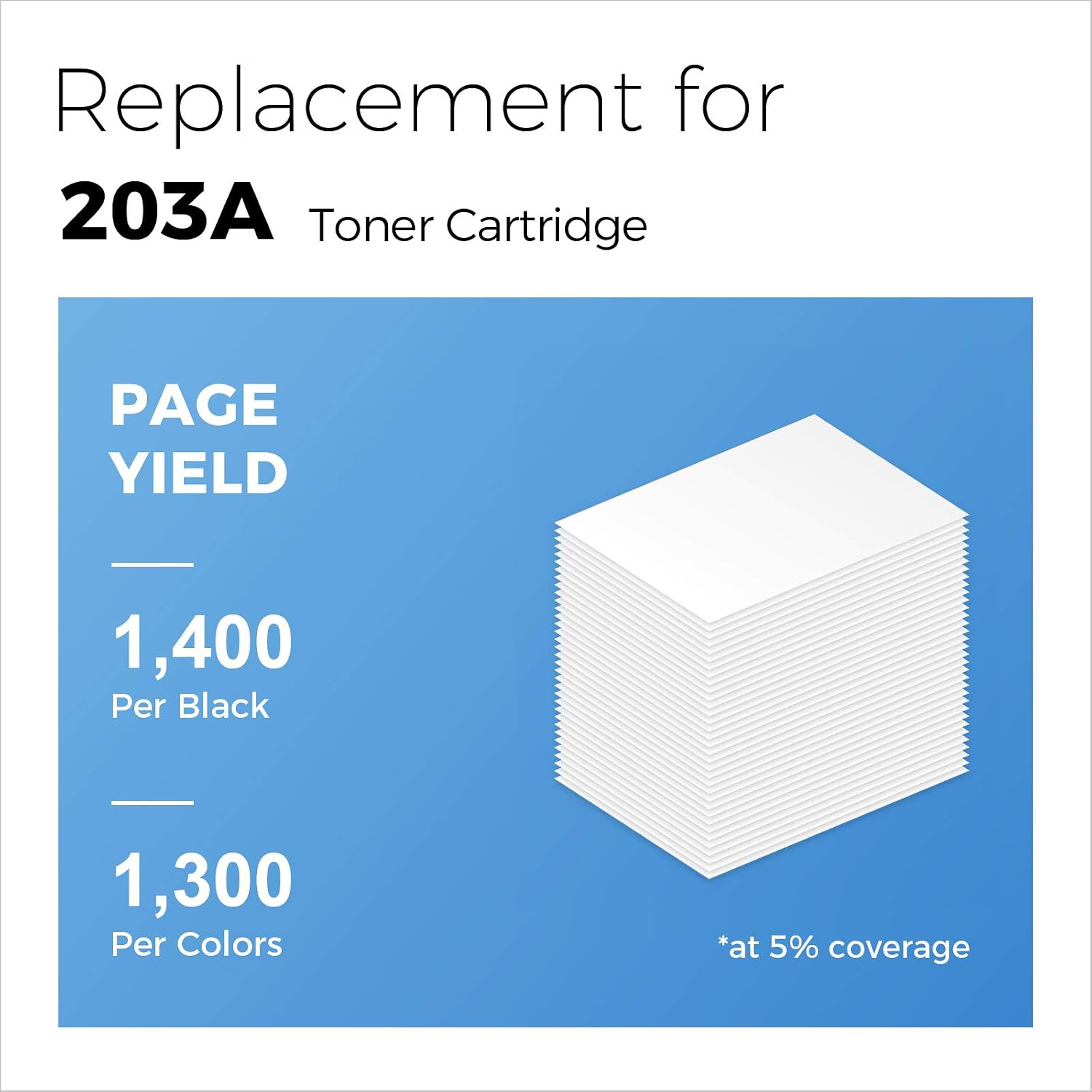 MyCartridge Compatible HP 203A CF540A CF541A CF542A CF543A Multipack Toner for HP Color Laserjet Pro MFP M281fdw M281fdn M280nw HP Color Laserjet Pro M254nw M254dw (black/cyan/magenta/yellow) - Image 5