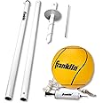 Franklin Sports Tetherball - Tetherball Ball, Rope and Pole Set - Portable Steel Tetherball Set with Easy Assembly - Classic Outdoor Game