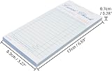 BELLE VOUS 100 Sheets Restaurant Pads Pack of 10 Single Page Order Pad view 2