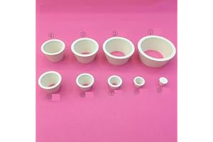 SUCOHANS 9 Count Filter Adapter Cones Set, Buchner Funnel Flask Adapter Set, Tapered Collar