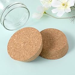 2pcs Large Cork Stoppers for Jars Cork Lids for