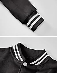 ACEFAST INC Womens Varsity Jacket Long Sleeve
