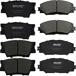 SIPAUTEC-Front and Rear Brake Pads 4-Wheel Set