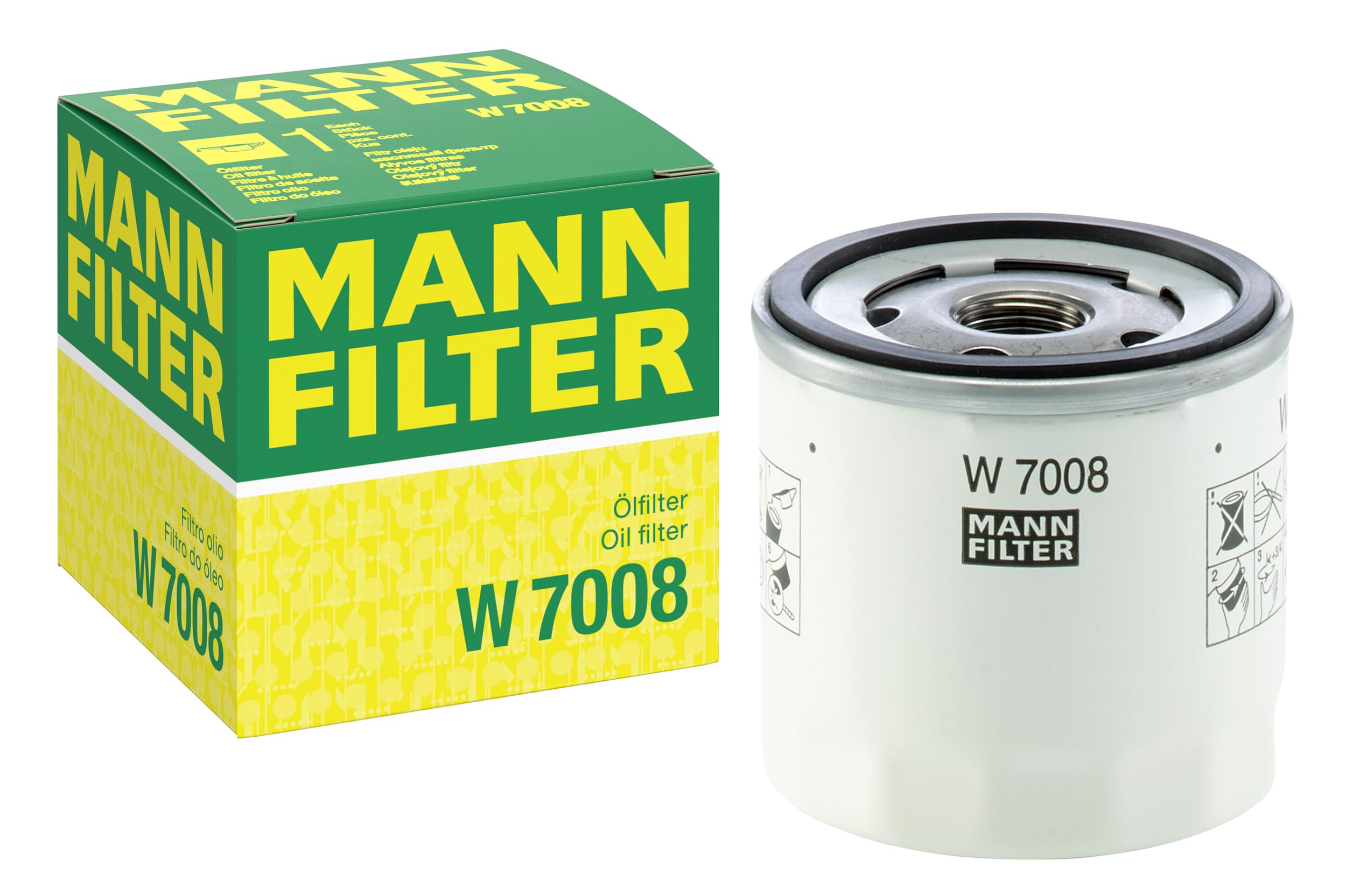 MANN-FILTER W 7008 Oil Filter - for Cars + Transporters