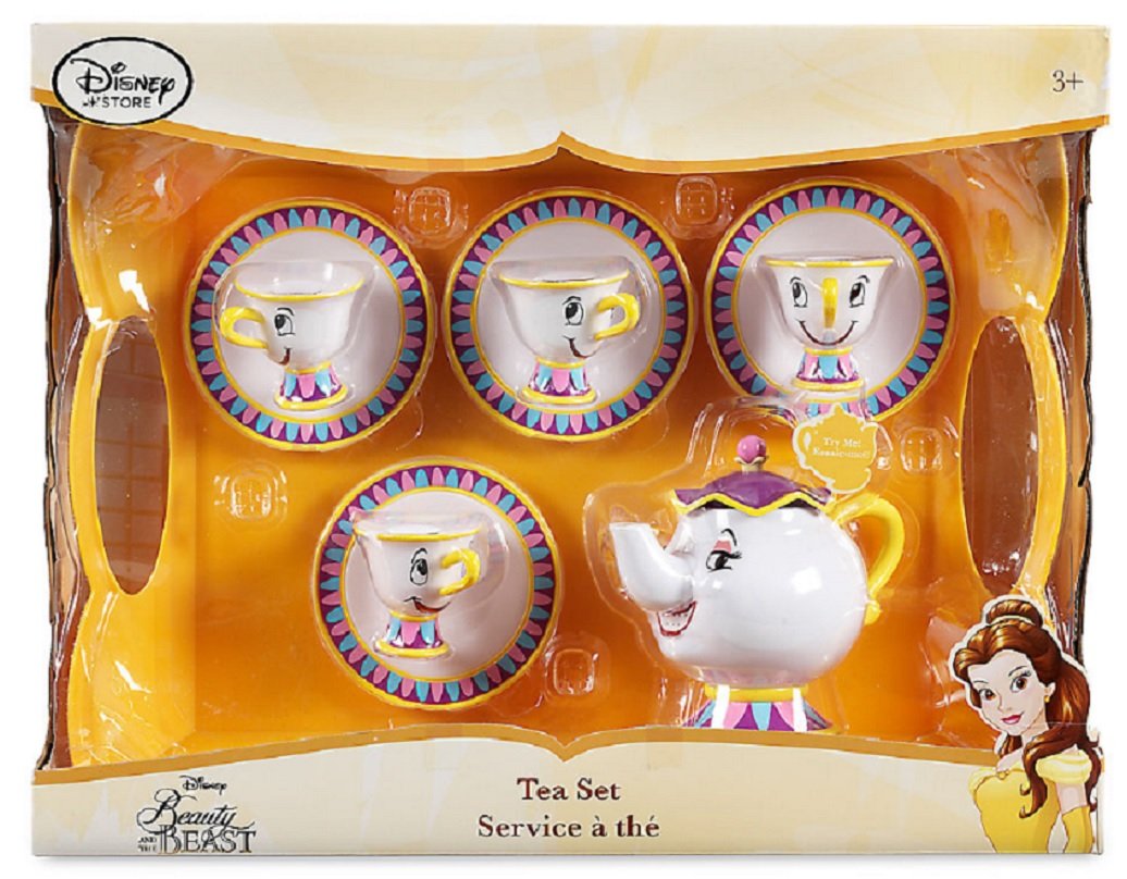 beauty and the beast talking tea set