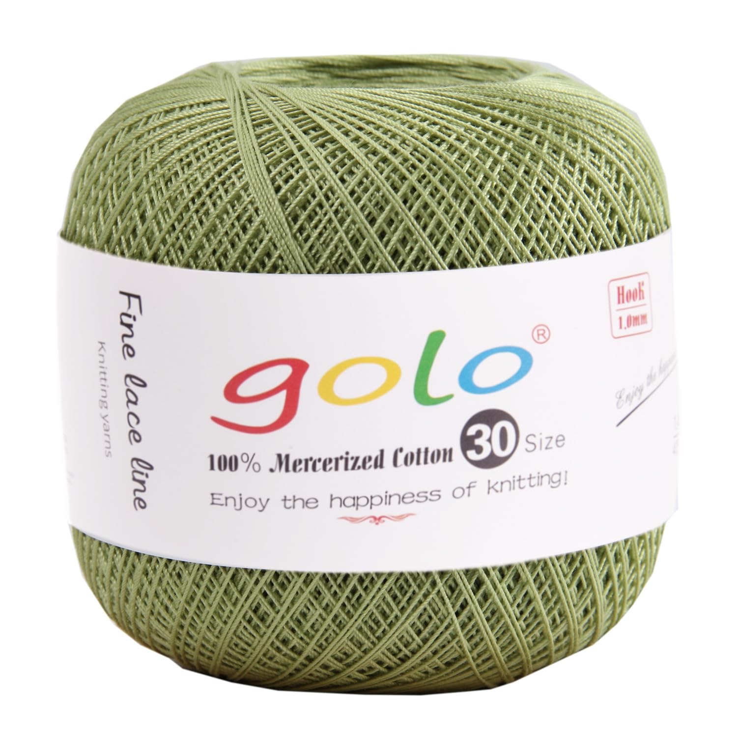 golo Crochet Thread Size 30 Yarn for Hand Knitting Cotton Crochet Yarn — image 1