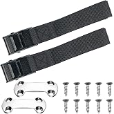 Omoojee Cooler Tie Down Kit, Fixed Straps for YETI and for RTIC Coolers to Boat, Deck, Truck Bed, Prevent Sliding