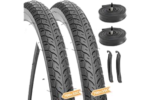 Hycline Road Bike Replacement Tire: 700x25C/700x28C/700Cx35C Folding High-Performance Wear-Resistant Bicycle Tires for City Commuter Road