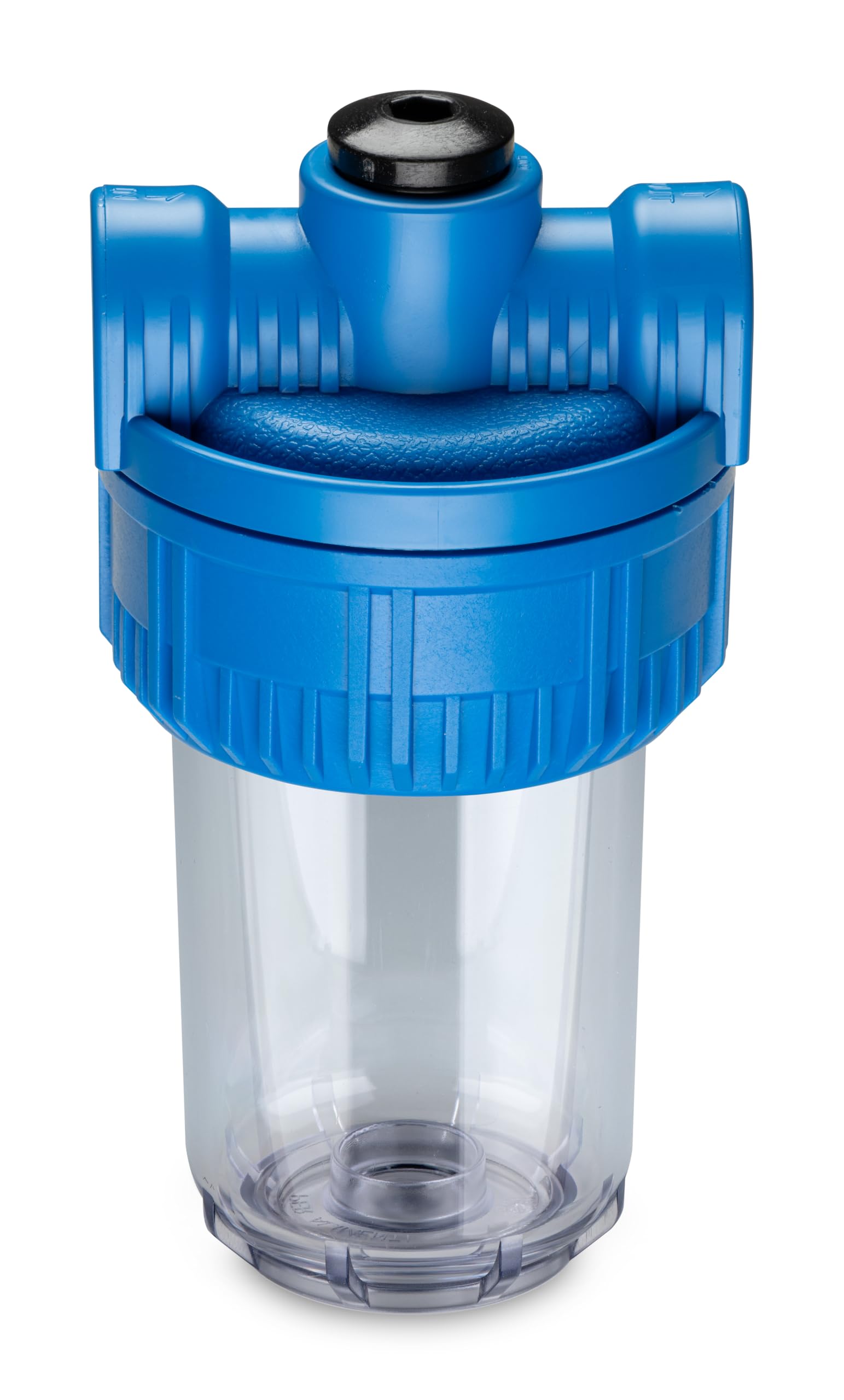 5" 1/2" Three-Way Transparent Filter Container - Water Filtration - Made in Italy - Professional Quality WK