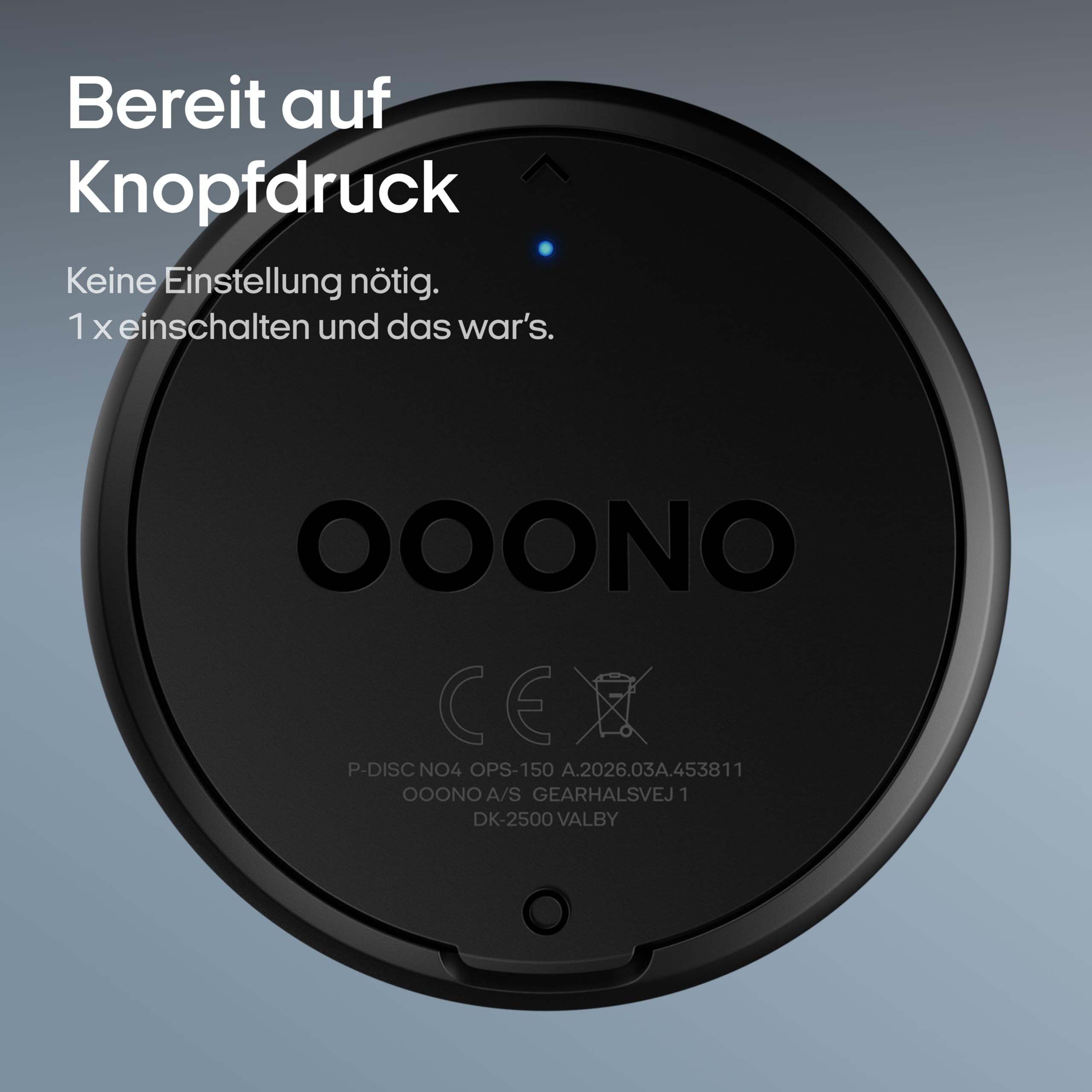 OOONO P-DISC NO4 – Elektronische Parkscheibe im kompakten Design mit automatischer Zeiteinstellung, Hochkontrast-Display & bis zu 3 Jahren Batterielaufzeit (Schwarz) 7