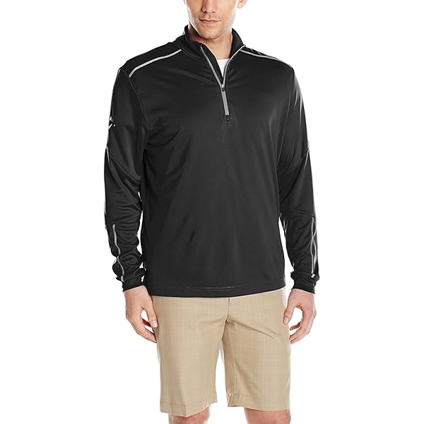 Callaway Rainsport ジャケット M 黒 Mens 1/4 Zip Golf