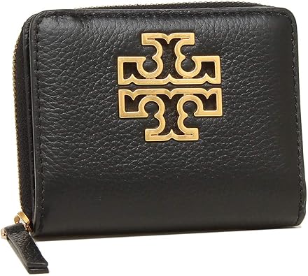 Amazon トリーバーチ アウトレット 二つ折り財布 ブリテン ミニ財布 レディース Tory Burch 1 001 Black ブラック 並行輸入品 Tory Burch シューズ バッグ