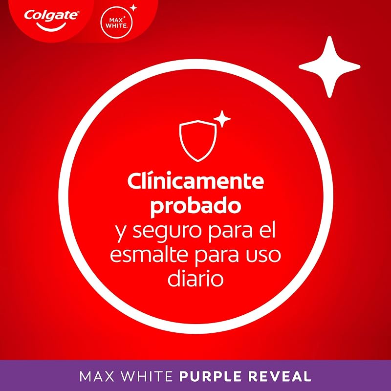 Max White Purple Reveal Pasta de Dientes 4x75ml