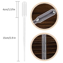 MAQIHAN Disposable Pipettes Dropper 50pcs - 3ml