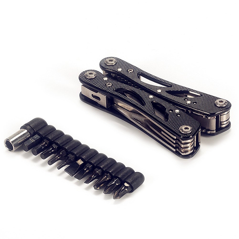 Bogo Arty 13-in-1 Folding Multi Function Plier Kits Stainless Steel Knife Tool with Screwdriver Set