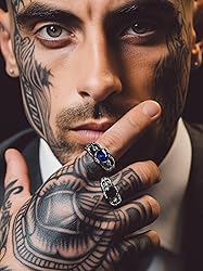 Bandmax Mens Womens Vintage Skull Ring Stainless