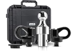 Antstone Puck System Gooseneck Hitch Kit 2-5/16” Gooseneck Ball for Truck Bed 30000 lbs GTW Compatible with Nissan Titan, GMC Sierra, Ford, Chevy Silverado