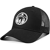 Sasquatch Gifts Bigfoot Hat Embroidery Sasquatch Hats for Men,Big Foot Sasquatch Cap Trucker Hat for Dad Husband Grandpa