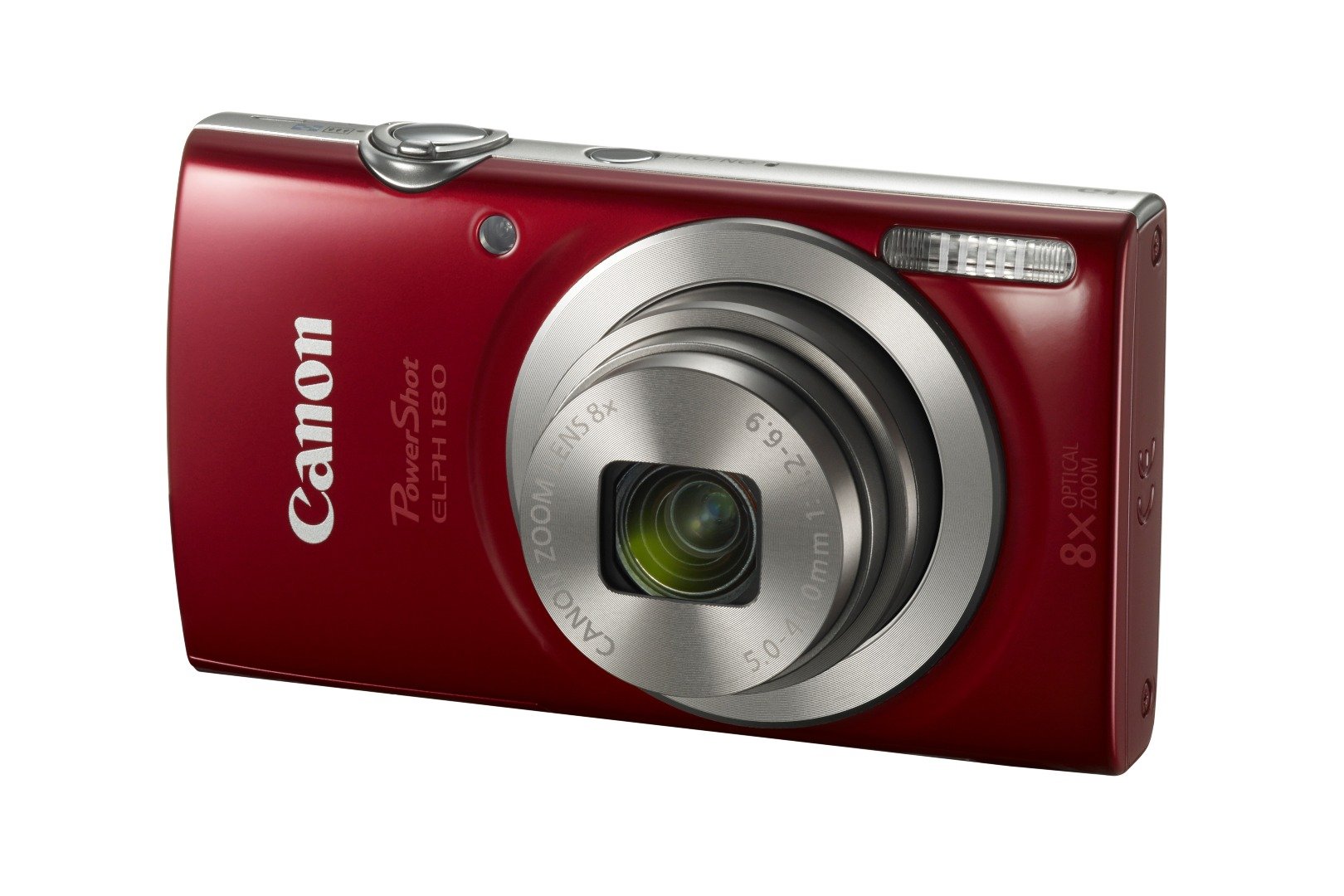 Canon PowerShot ELPH 180 20 MP Digital Camera (Silver) + 32GB Bundle