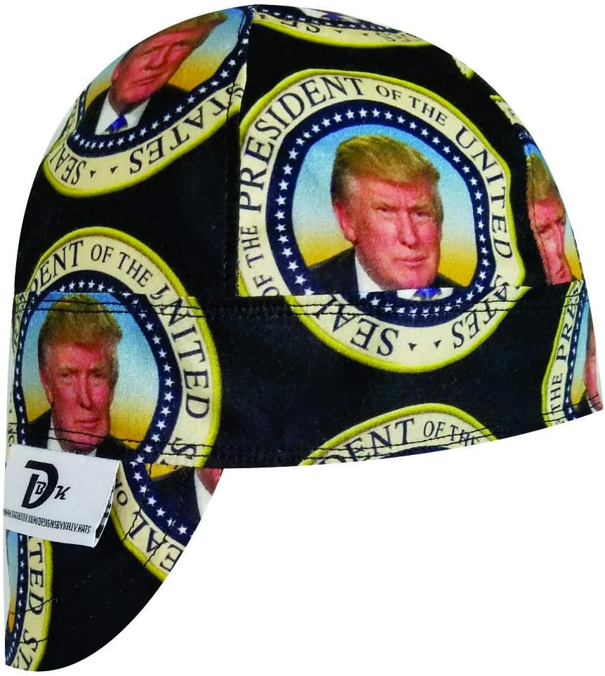DBK - Black Trump Welding Cap | Fabric Welder's Cap | Premium Welder's Accessory