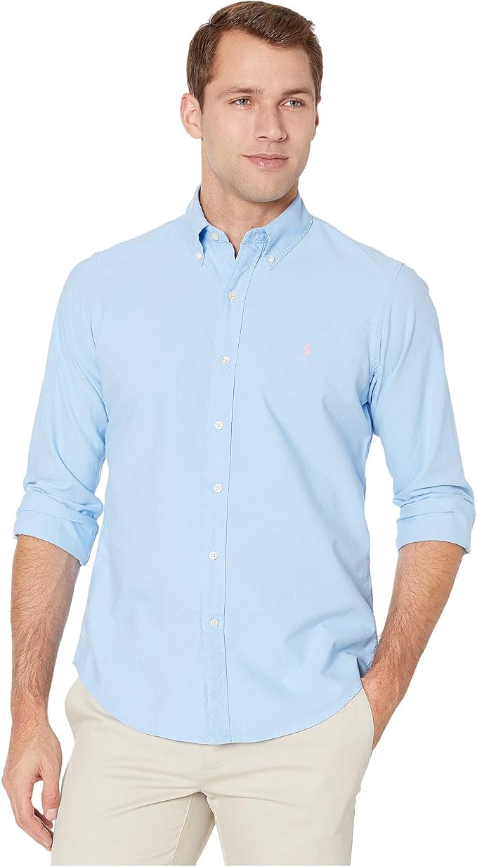 Polo Ralph Lauren Men's Button Up Shirt 100 Cotton Classic Fit