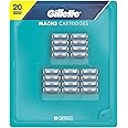 Gillette Mach3 Cartridges, 20 Count