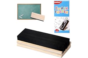 OSOPOLA Chalkboard Eraser - Campus Style Pine Wood Blackboard Cleaner Engravable College Styled DIY Gift