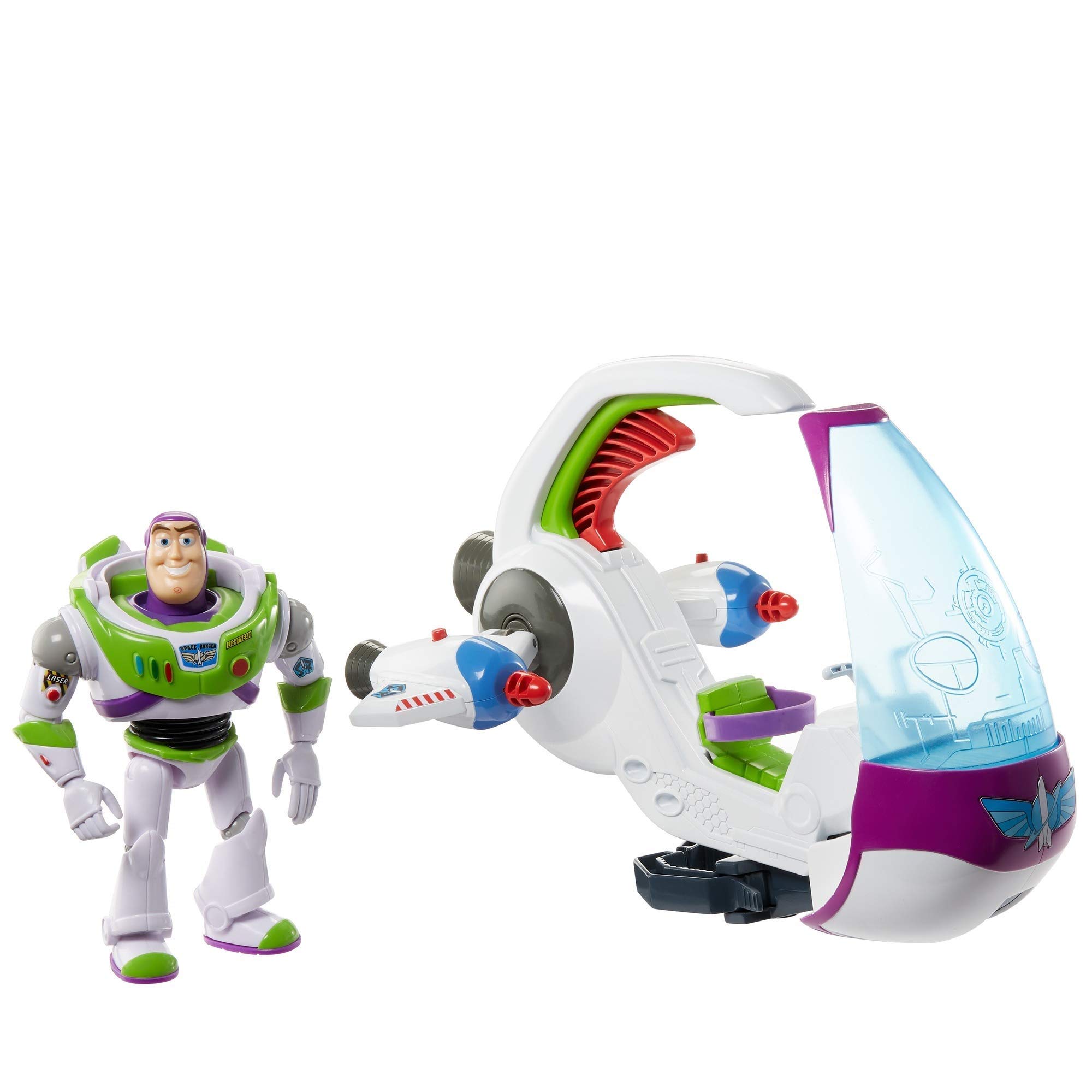 Disney Toy Story GWY61 Galaxy Explorer Spacecraft W Buzz Glow in the Dark from 4 Years