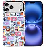 Toulas Case for iPhone 17 Pro Max,2-Layer Protection, Shockproof and Scratch-Resistant for Women Girls，Canned Sardines