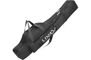 LIXADA Fishing Rod Case, Portable Folding Fishing Rod Case Fishing Pole Reel Storage Bag Fishing Gears Organizer 100cm/130cm/150cm