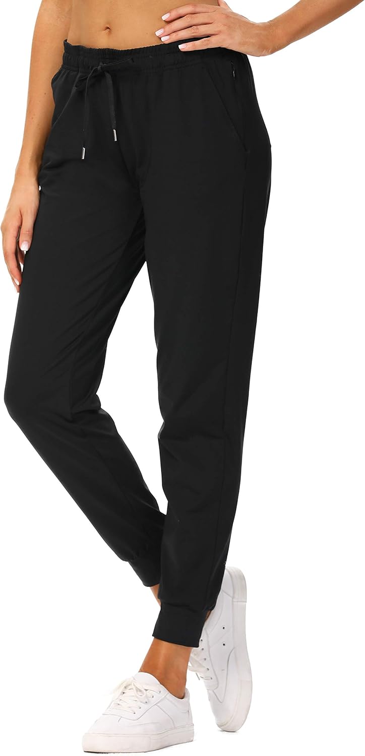 Houmous Joggers Pants Drawstring Active Yoga Sweatpants Workout Lounge Pants with 4 Pockets : Clothing