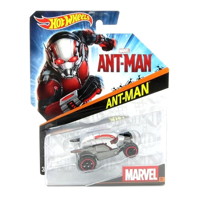 Buy Hot Wheels, Marvel Character Car, AntMan 20, 164 Scale Online at
