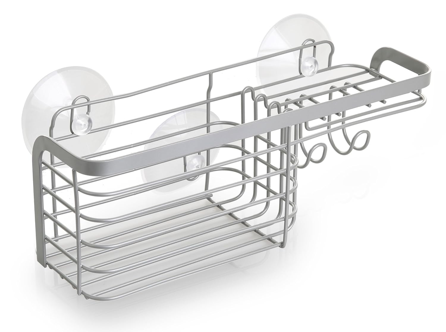 BINO Suction Chrome Shower Caddy Soap Dish 40001CHR Soap Dishes Home & Kitchen