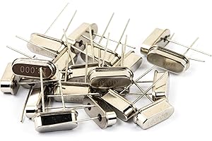 risingsaplings 20pcs 16MHZ Low Profile Quartz Crystal Oscillator HC-49S DIY Replacements