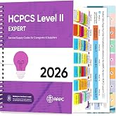 Update Book Tabs for HCPCS Level II Expert 2026 Edition (AAPC), 96 Color-Coded Book Tabs with Alignment Guide &amp; Laminated Durable and Blank Tabs(Book not Included)