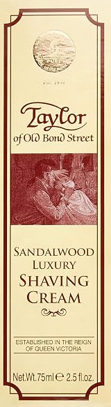 Taylor of Old Bond Street Sandalwood Shaving Cream 75ml Tube view 3